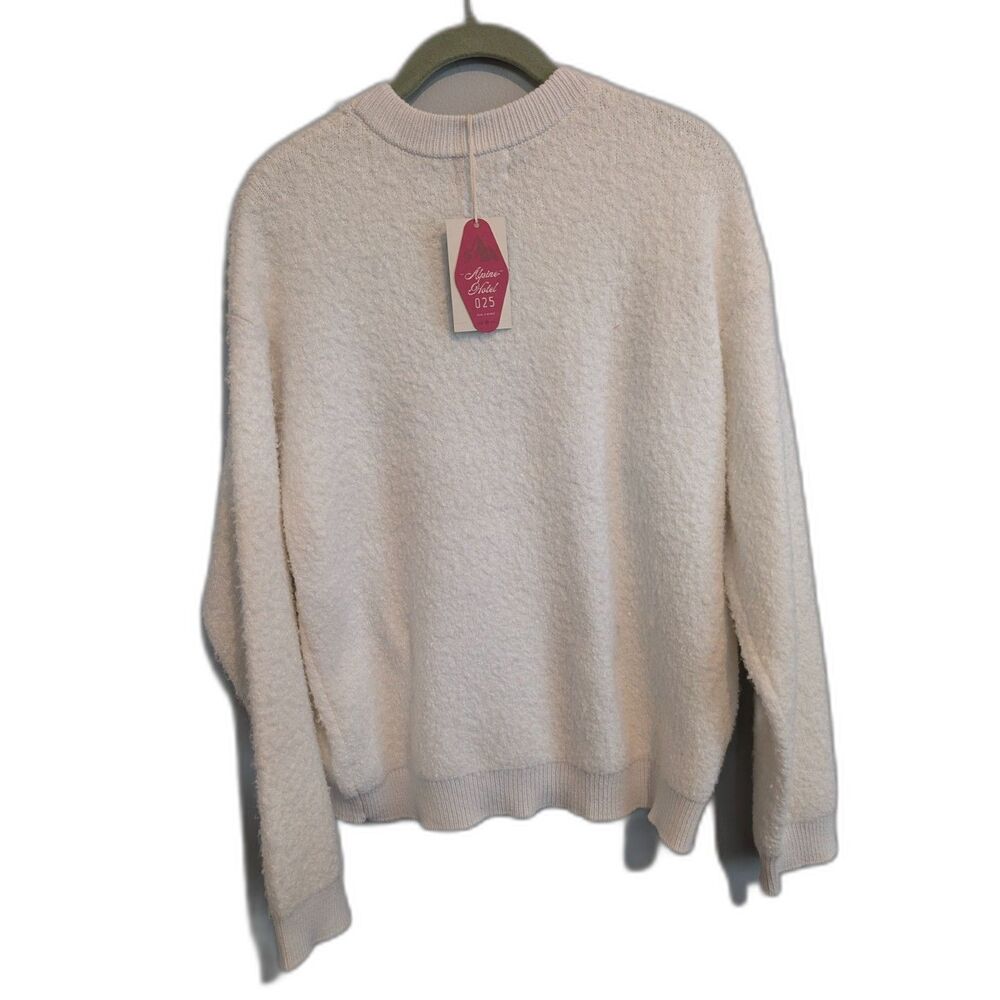 Universal Thread Alpine Hotel Sweater Cream Size L NWT - Picture 2 of 5